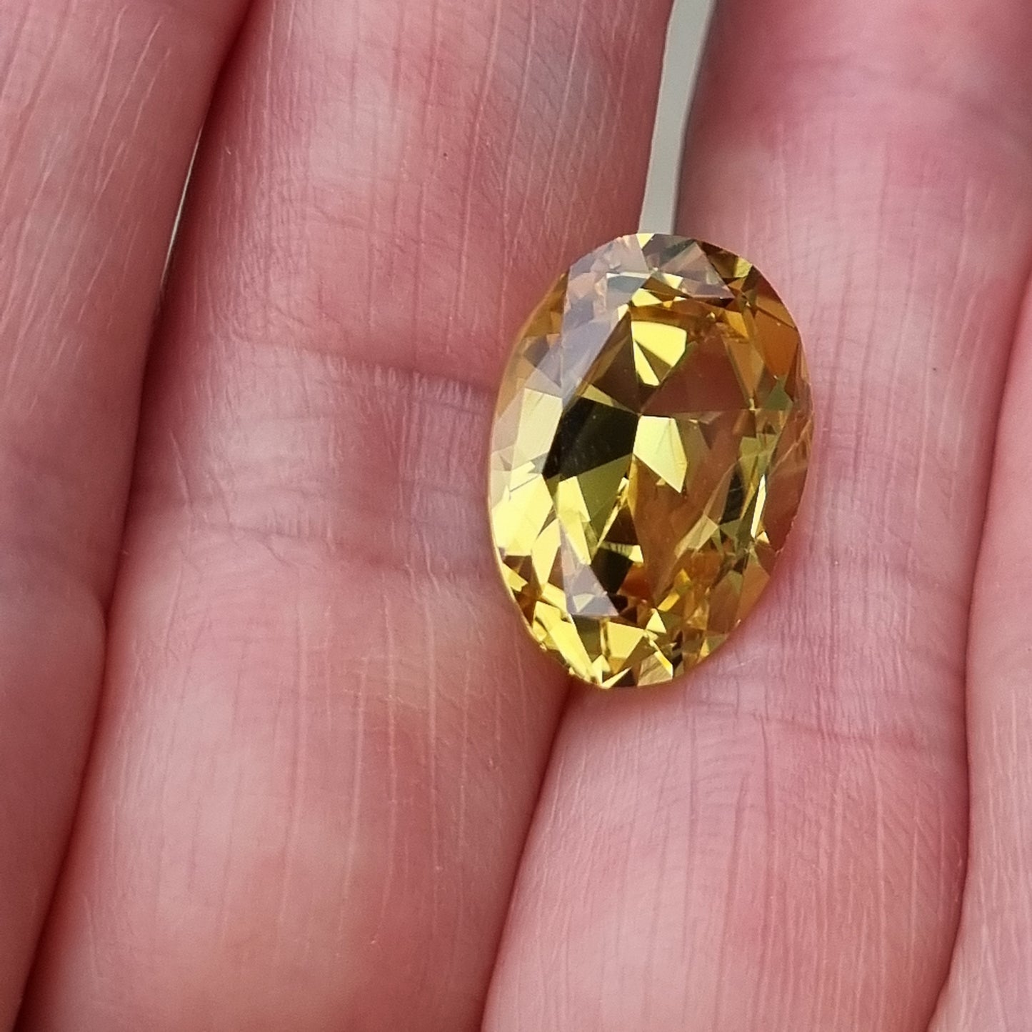 9.85 carat Yellow Sapphire