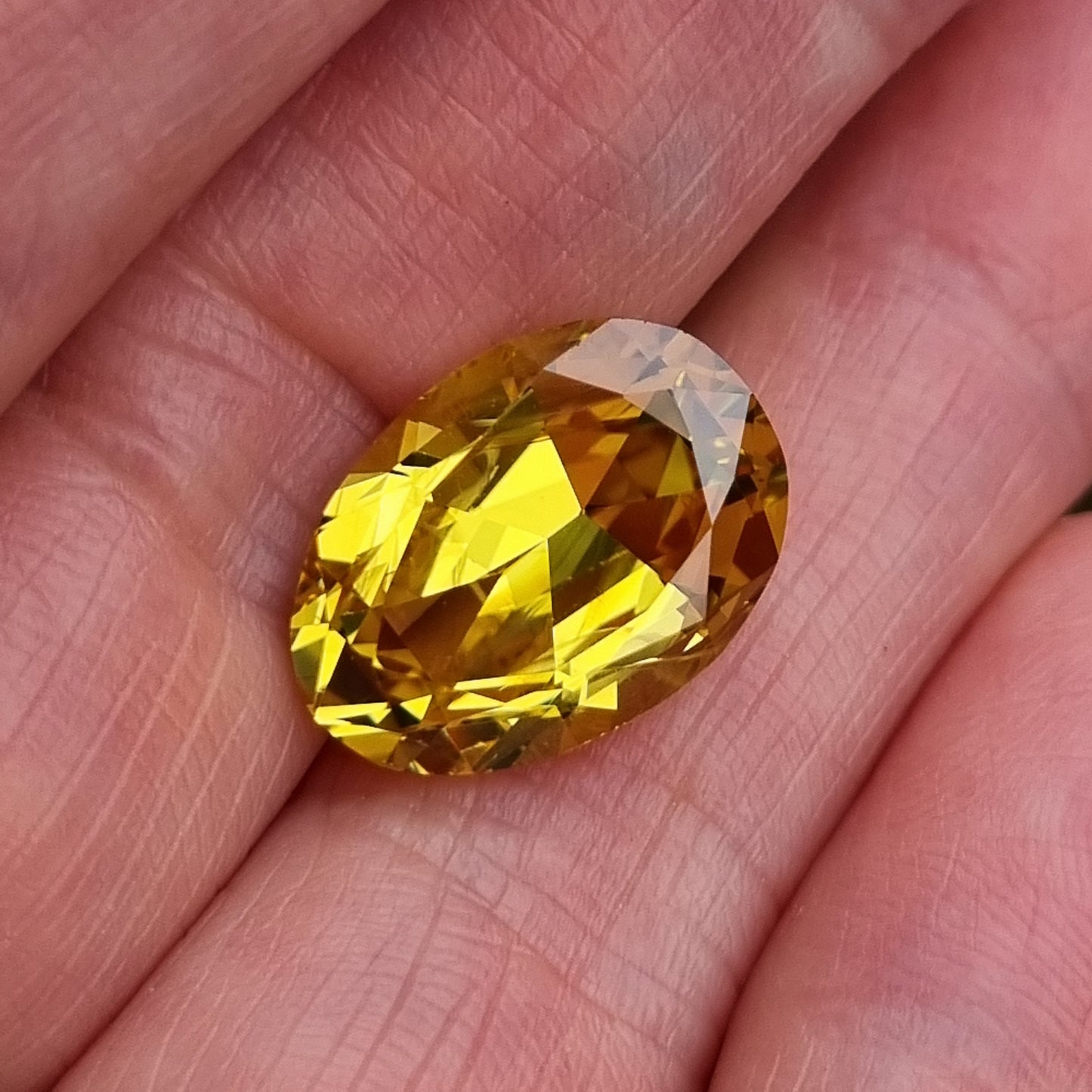 9.85 carat Yellow Sapphire