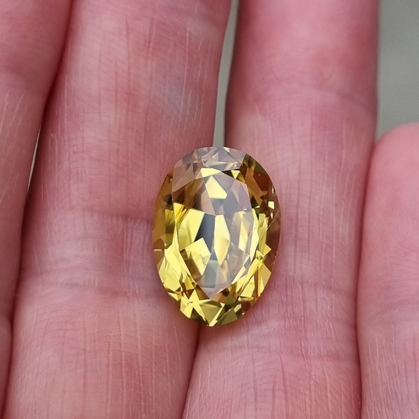 9.85 carat Yellow Sapphire