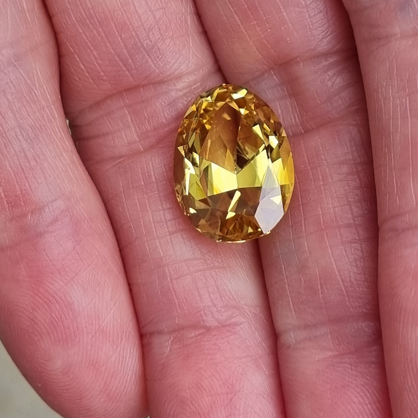 9.85 carat Yellow Sapphire